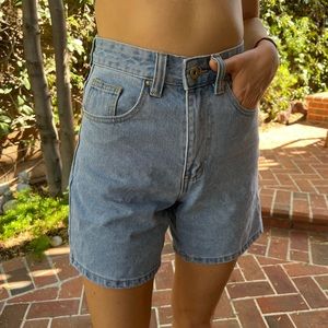 Cotton On Dad Denim Shorts